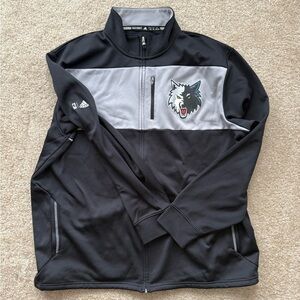 Adidas NBA Minnesota Timberwolves team track jacket like new